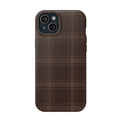 Cocoa Plaid iPhone Case