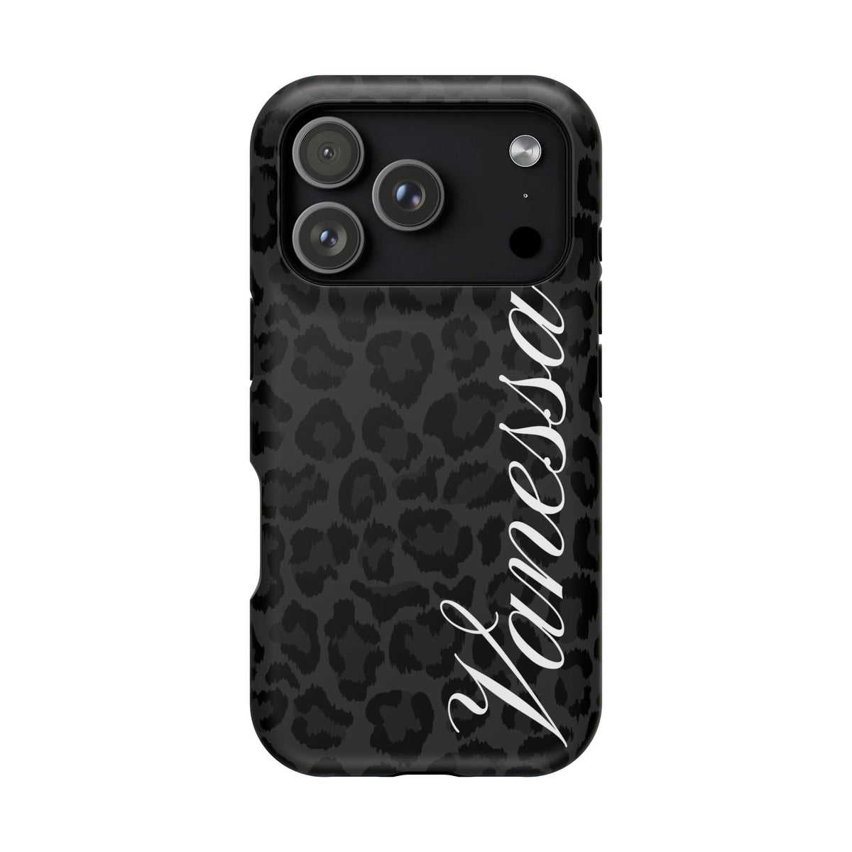 Custom Black Leopard iPhone Case