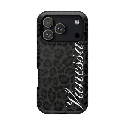 Custom Black Leopard iPhone Case