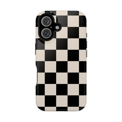 Espresso Checkered iPhone Case