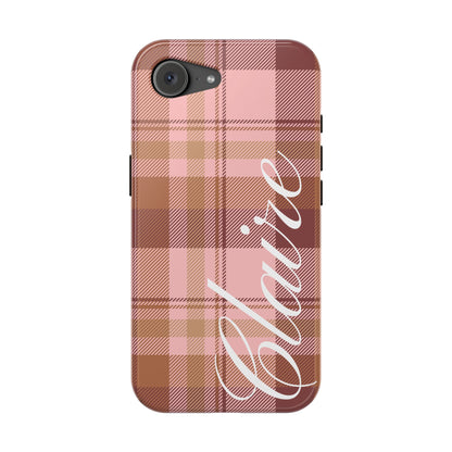 Custom Honey Plaid iPhone Case