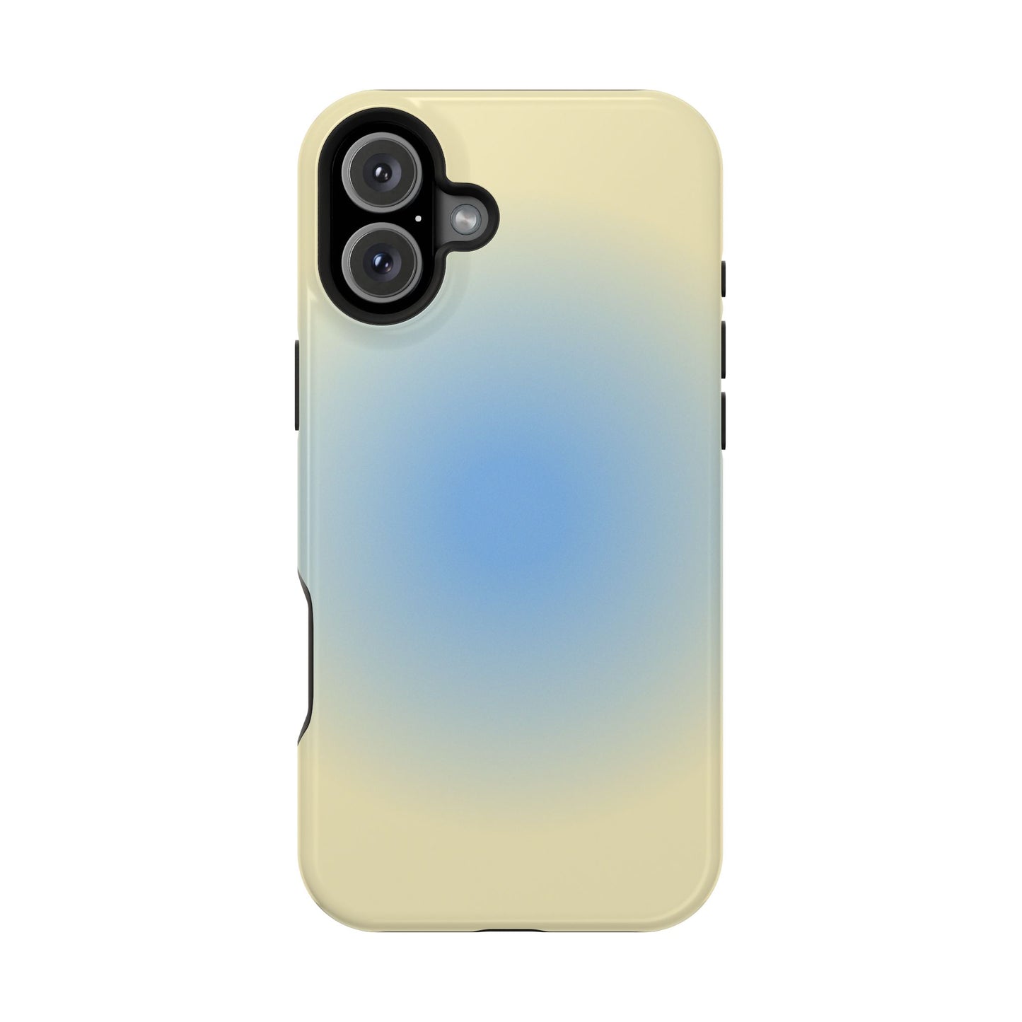 Blue & Yellow Aura iPhone Case