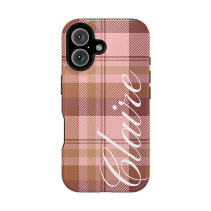 Custom Honey Plaid iPhone Case