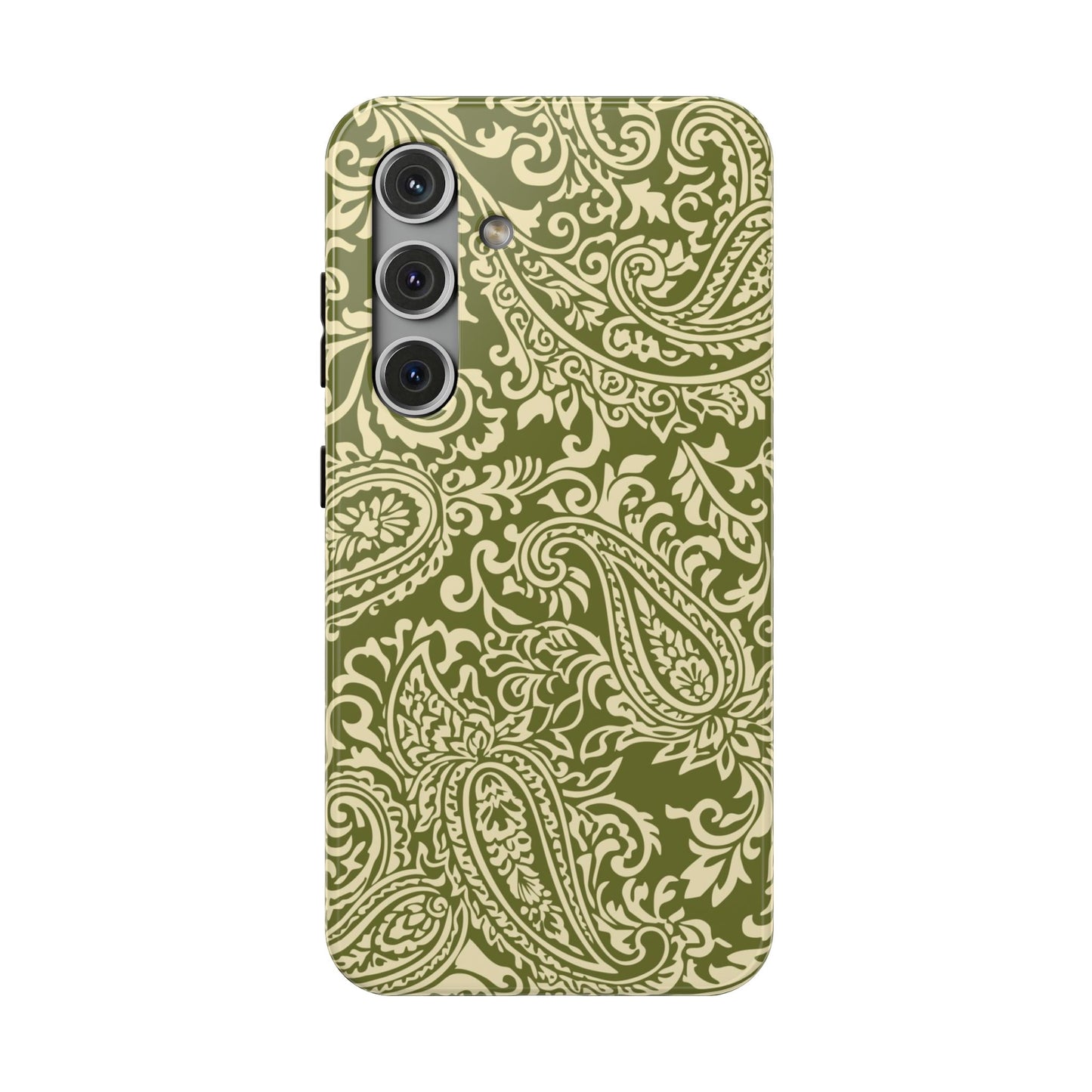Olive Paisley Samsung Case