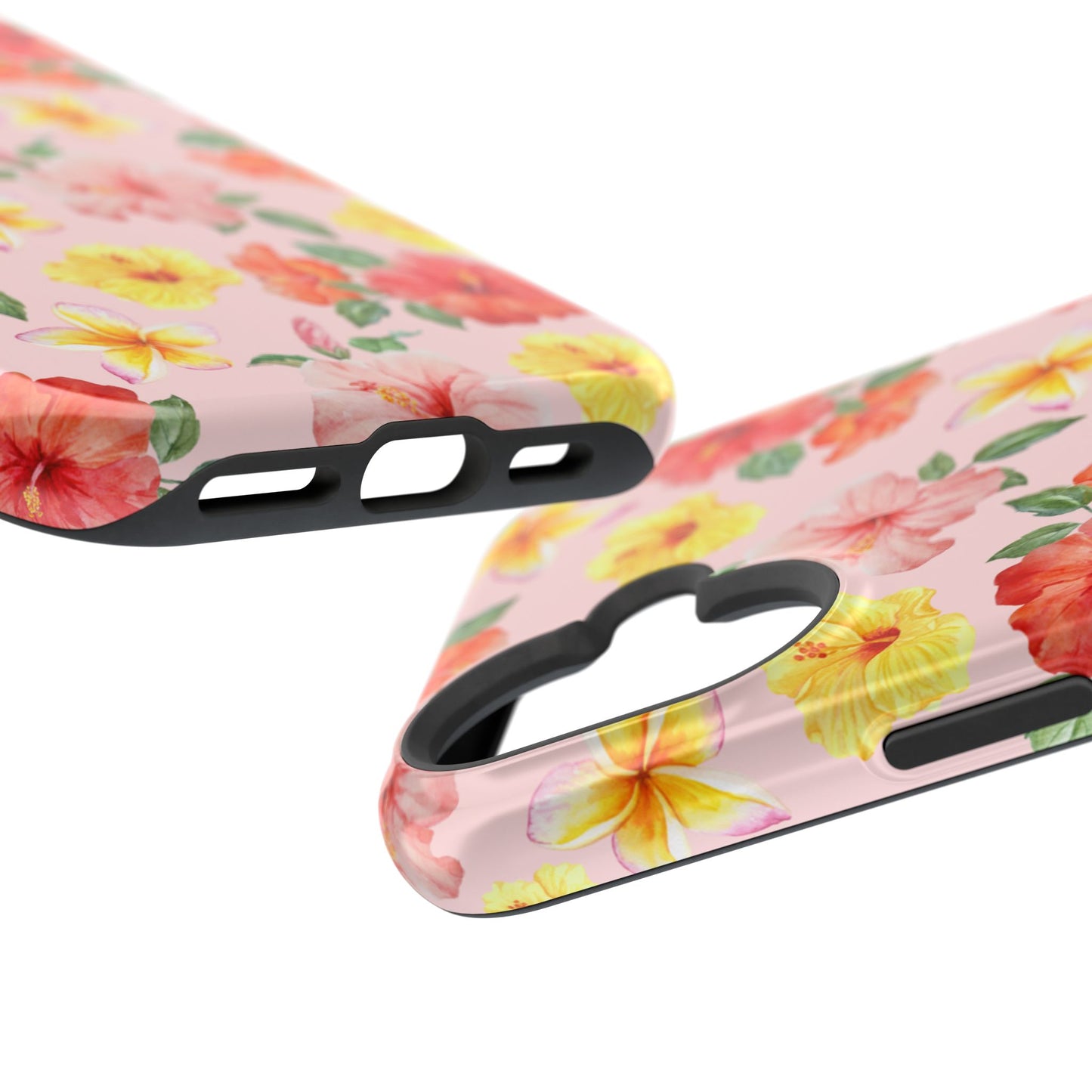 Pink Hibiscus Bloom iPhone Case