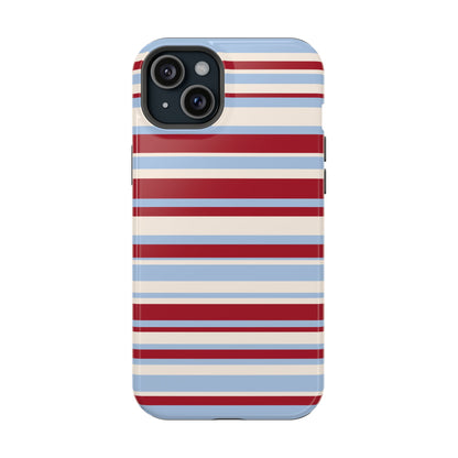 Cherry Soda Stripes iPhone Case