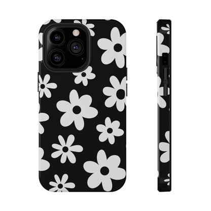 Black Flower Power iPhone Case