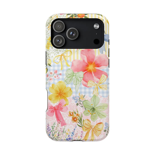 Garden Party Collage iPhone Case