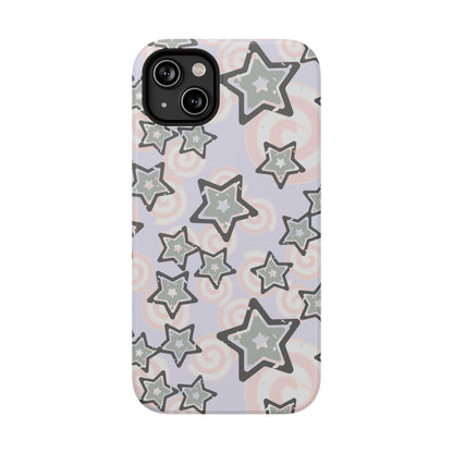 Y2K Gray Star iPhone Case