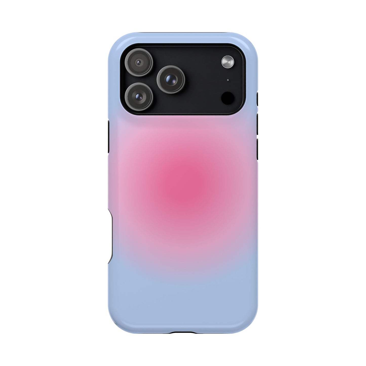 Pink & Blue Aura iPhone Case
