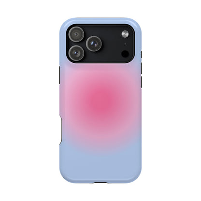 Pink & Blue Aura iPhone Case