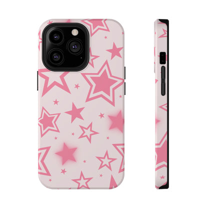 Hot Pink Stardust iPhone Case