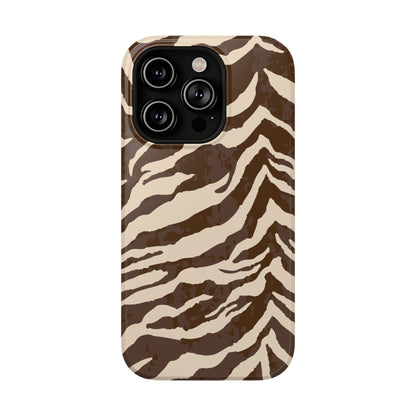 Brown Zebra iPhone Case