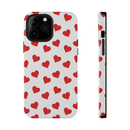 Red Heart Mania iPhone Case