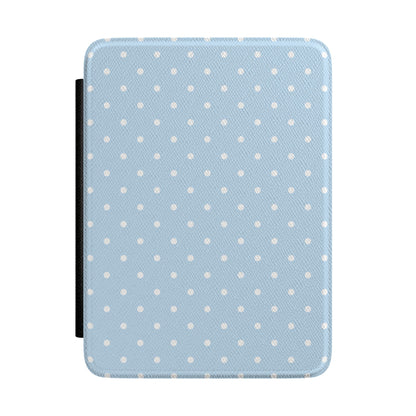 Blue Candy Mini Dots Kindle Case