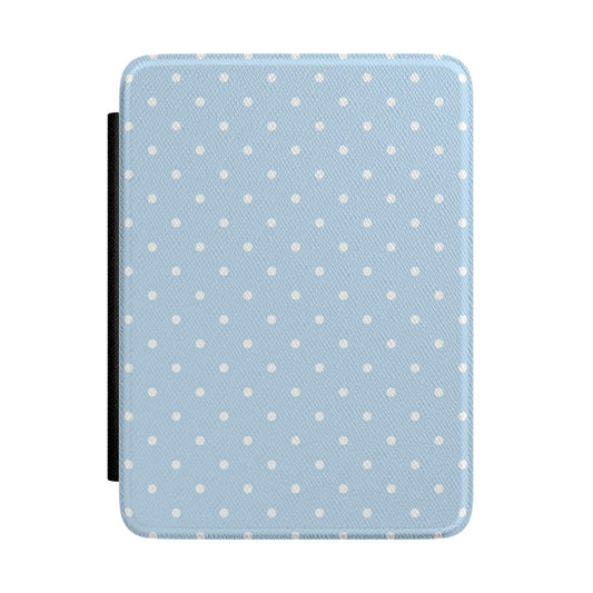 Blue Candy Mini Dots Kindle Case
