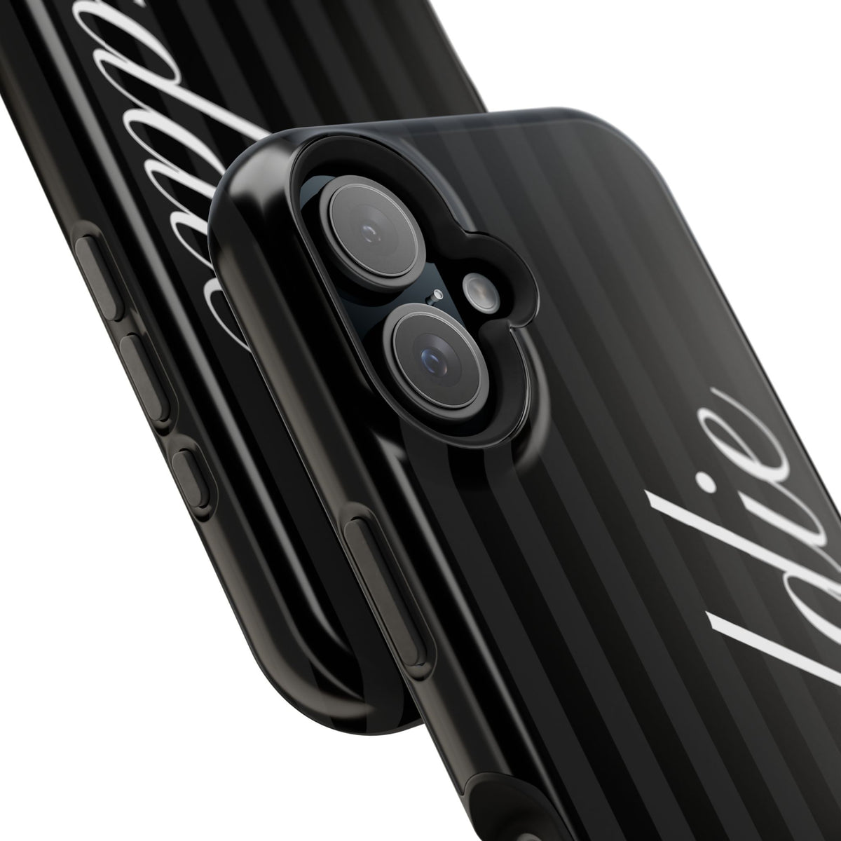 Custom Black Stripes iPhone Case