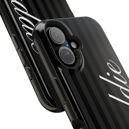 Custom Black Stripes iPhone Case