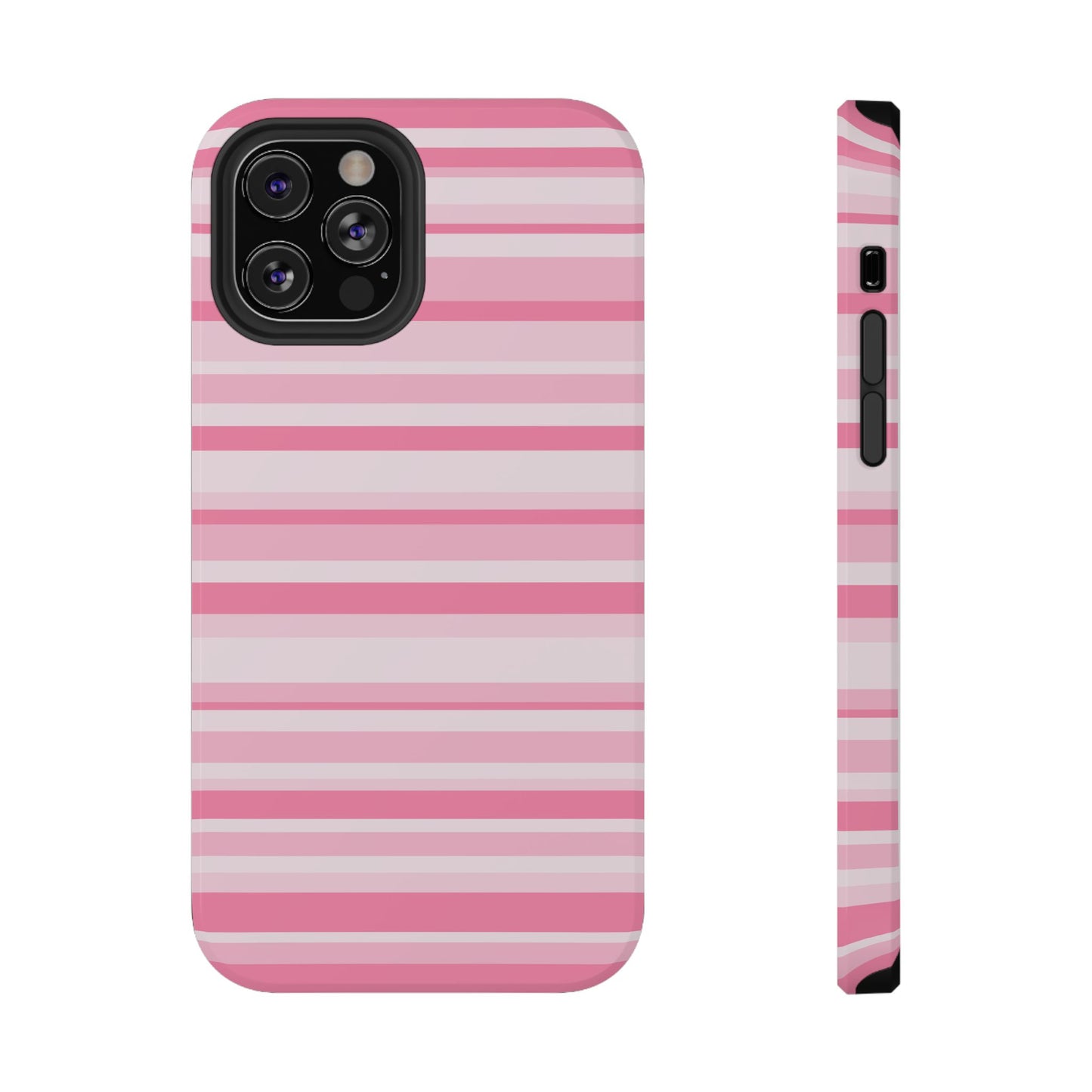 Pink Candy Stripes iPhone Case