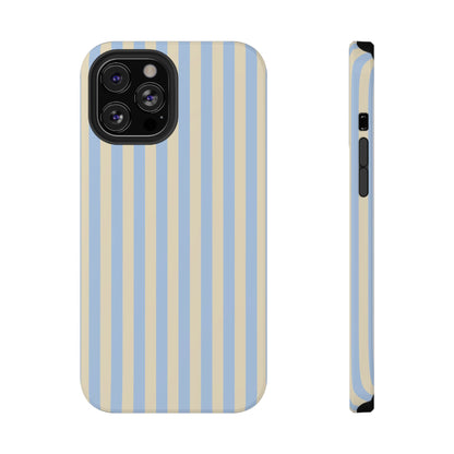 Lemon Sky Stripes iPhone Case
