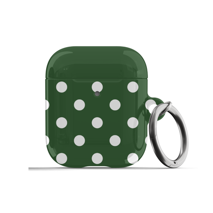 Green Polka Dots AirPods Case