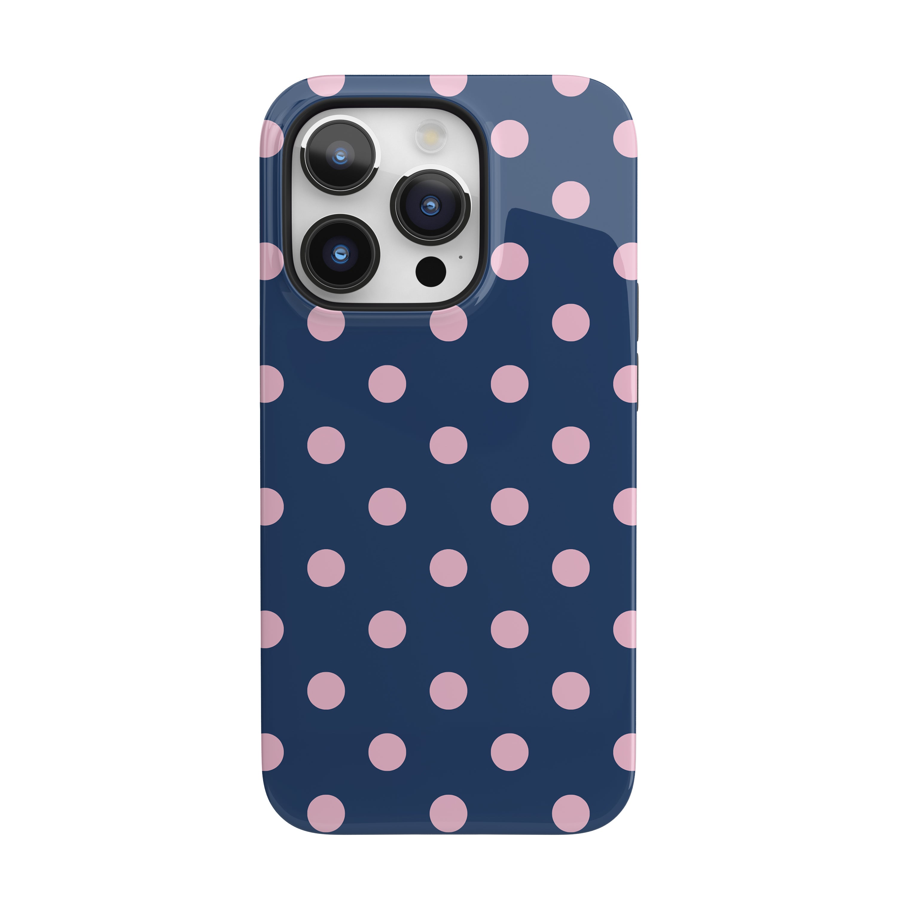 Periwinkle Polka Dots iPhone Case