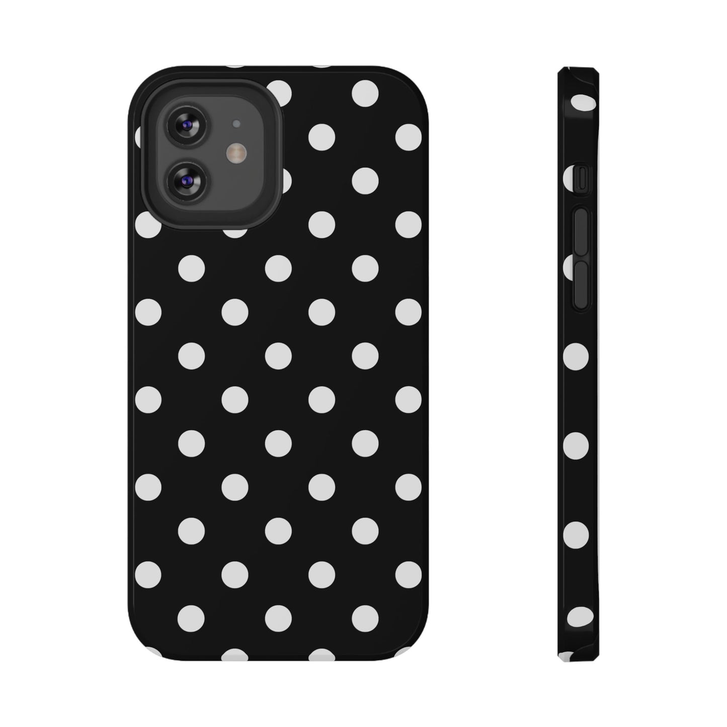 White Polka Dots iPhone Case