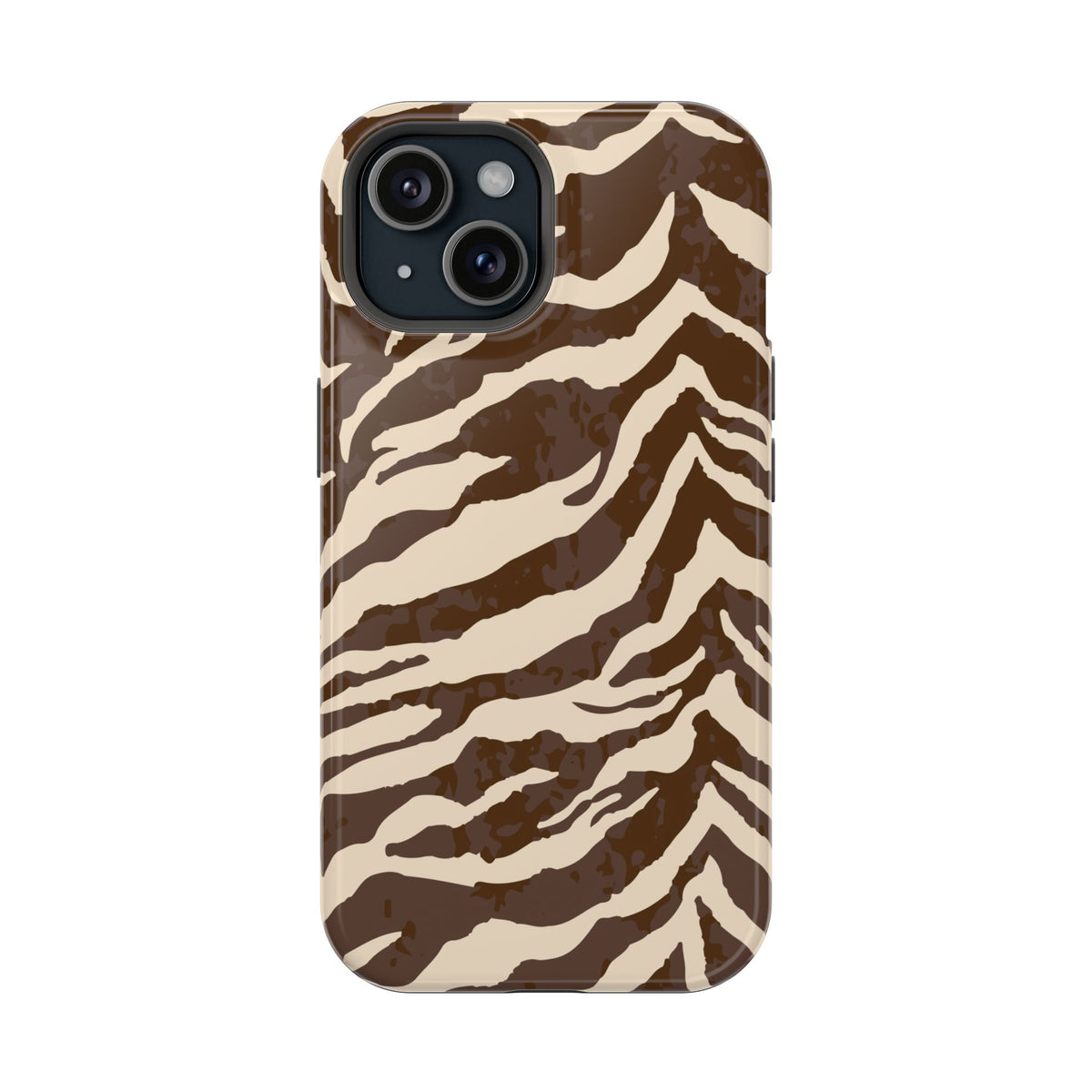 Brown Zebra iPhone Case