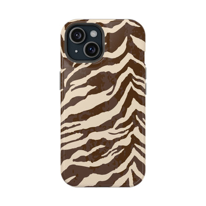 Brown Zebra iPhone Case