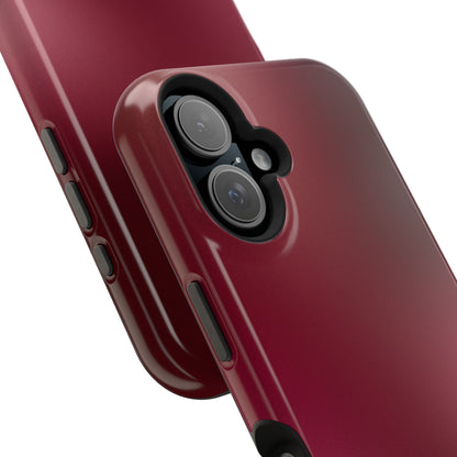 Burgundy Aura iPhone Case