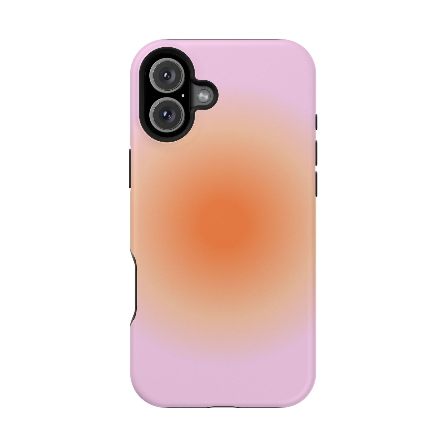 Orange & Purple Aura iPhone Case