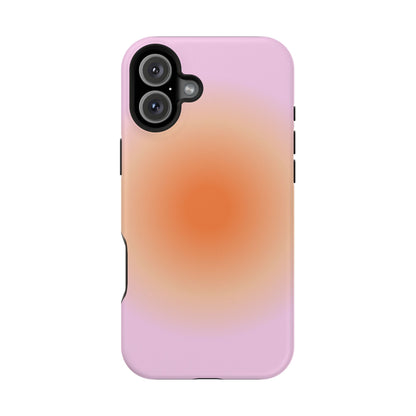 Orange & Purple Aura iPhone Case
