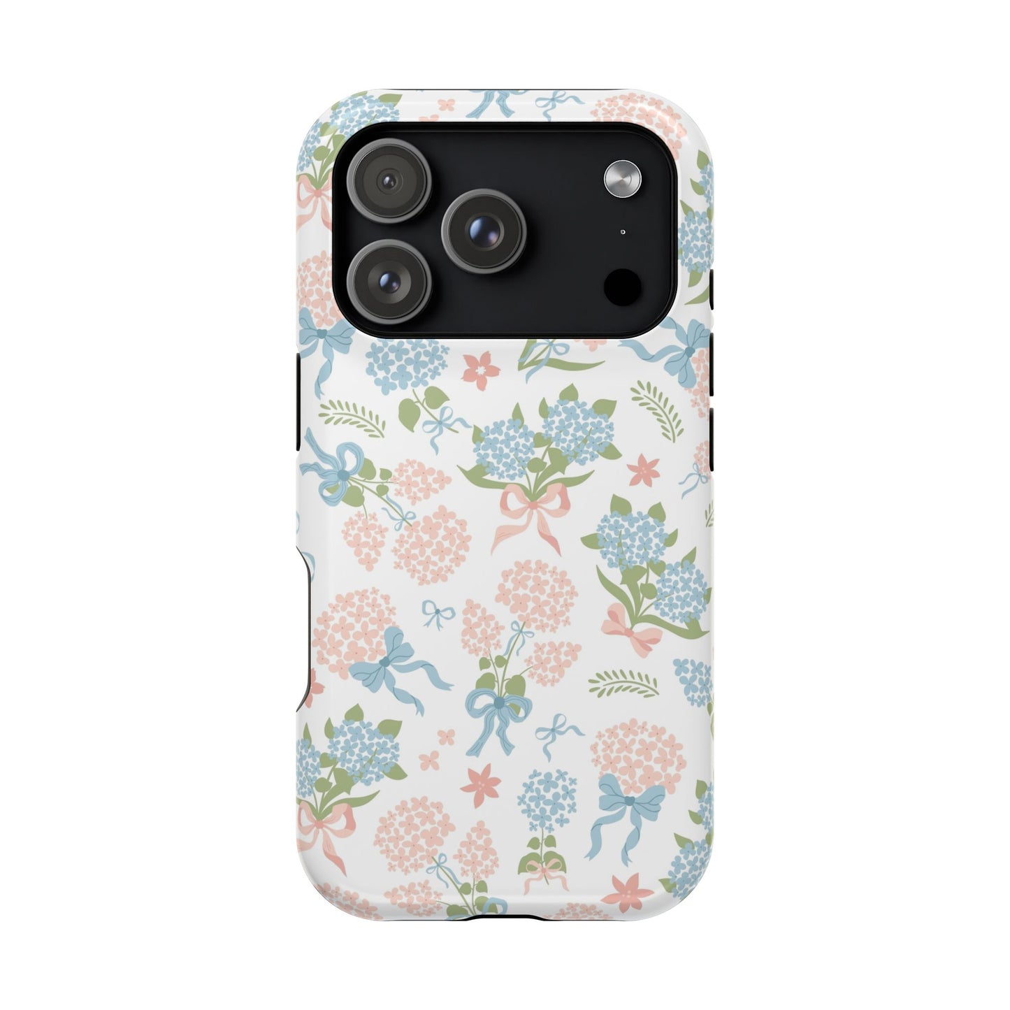 Hydrangea Bows iPhone Case