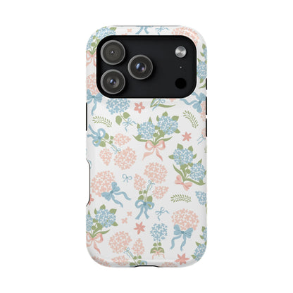 Hydrangea Bows iPhone Case