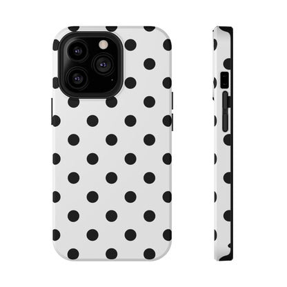Black Polka Dots iPhone Case