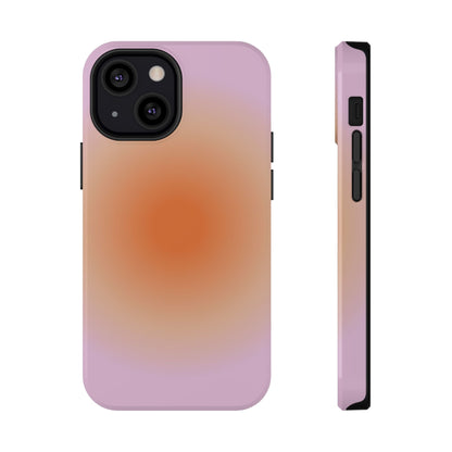 Orange & Purple Aura iPhone Case