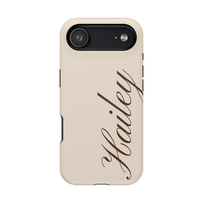 Custom Beige iPhone Case