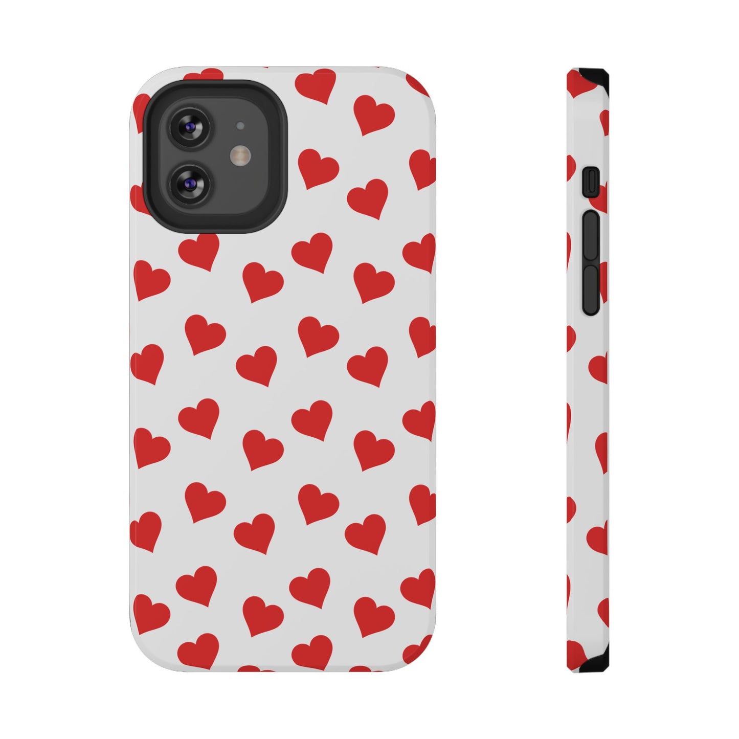 Red Heart Mania iPhone Case