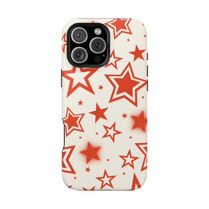 Red Stardust iPhone Case