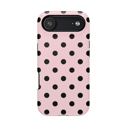Pink Polka Dots iPhone Case