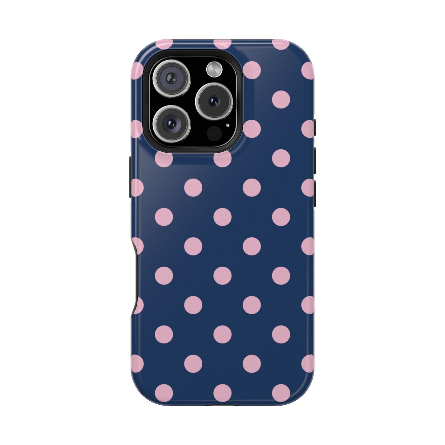 Periwinkle Polka Dots iPhone Case