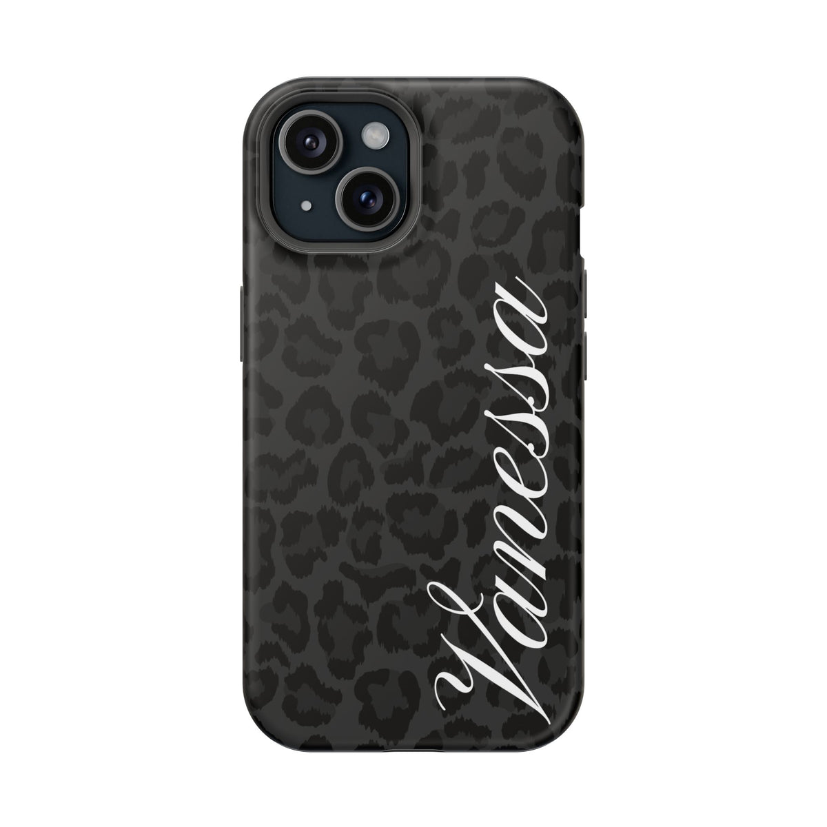 Custom Black Leopard iPhone Case