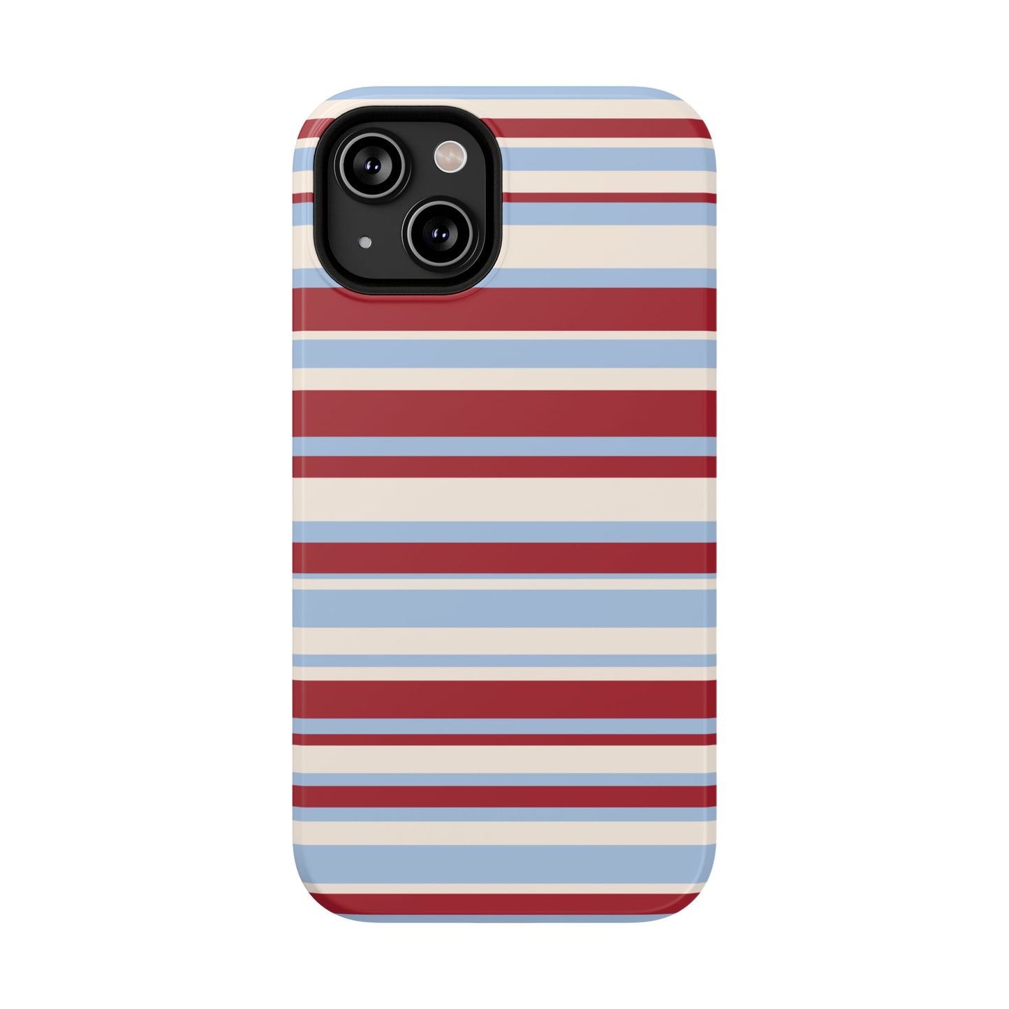 Cherry Soda Stripes iPhone Case