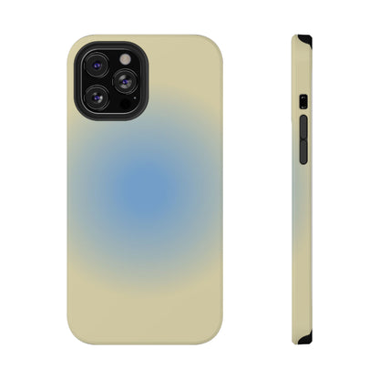 Blue & Yellow Aura iPhone Case