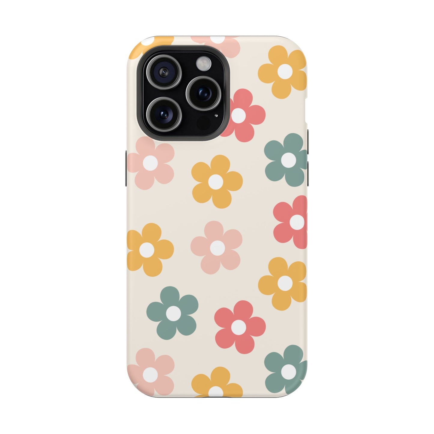 Boho Retro Flowers iPhone Case