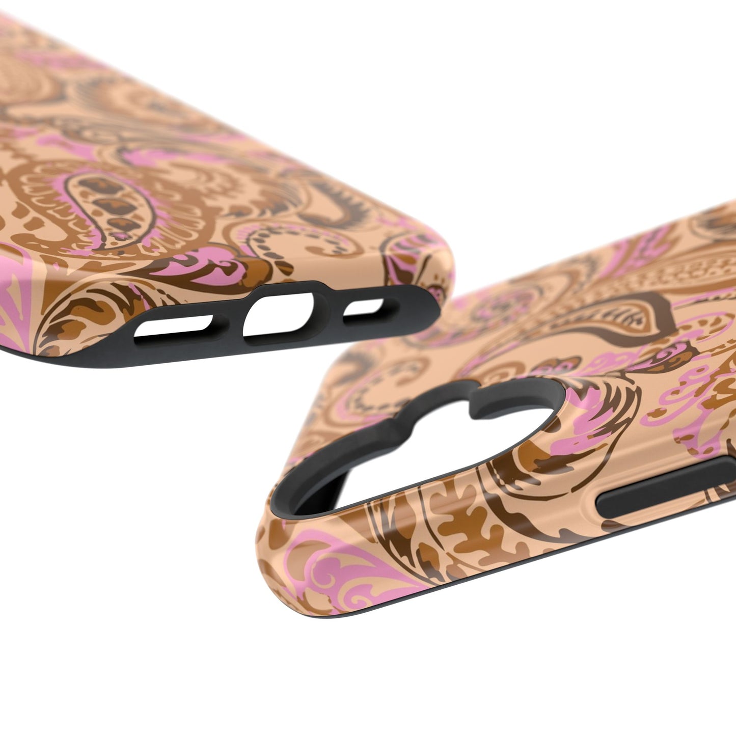 Honey Rose Paisley iPhone Case