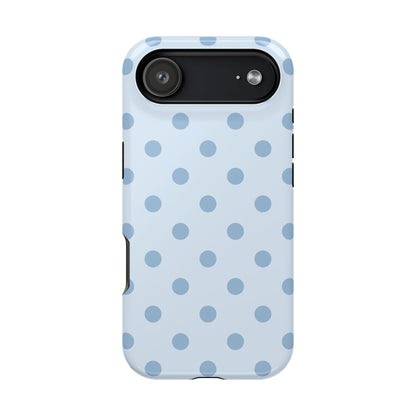 Blue Sprinkles Polka Dots iPhone Case