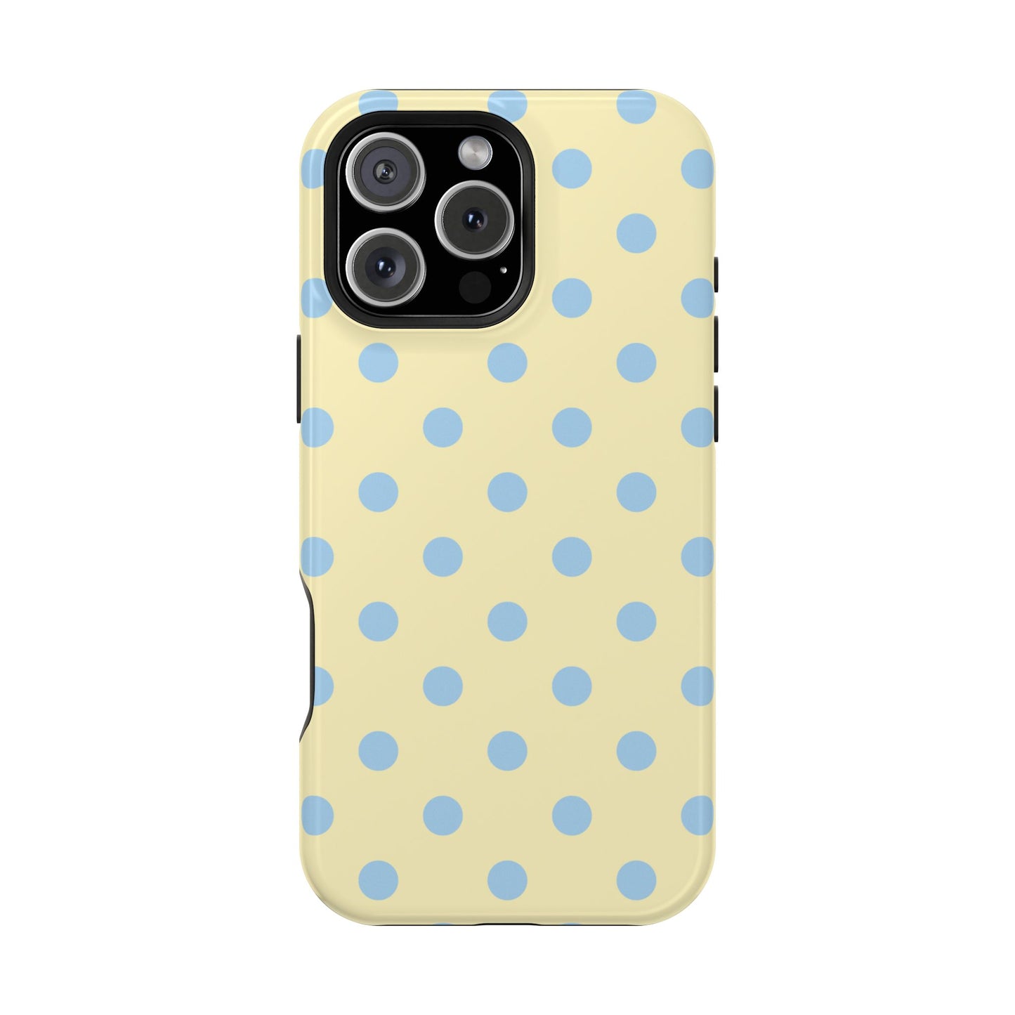 Lemon Sky Polka Dots iPhone Case