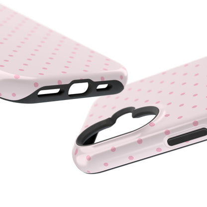 Pink Sprinkles Mini Dots iPhone Case
