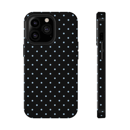 Blue Velvet Mini Dots iPhone Case